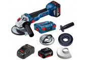 BOSCH GWS 18V-10 PROFESSIONAL Akkus sarokcsiszoló (18V/2x5,0Ah) L-BOXX 06019J4004