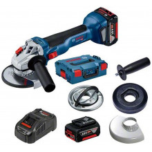 BOSCH GWS 18V-10 PROFESSIONAL Akkus sarokcsiszoló (18V/2x5,0Ah) L-BOXX 06019J4004