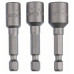 BOSCH 3 részes dugókulcscsomag 50 mm, 1/4", 3/8", 5/16" 2608551077