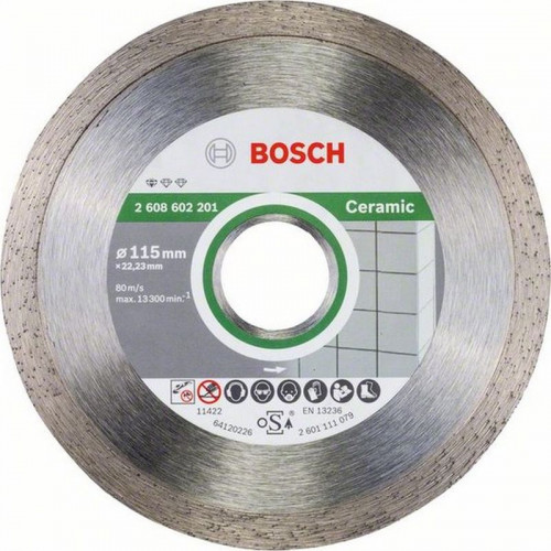 BOSCH Professional for Ceramic 115x22.2x1.6x7mm gyémánt vágótárcsa 2608602201