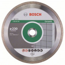 BOSCH Gyémánt darabolótárcsa, Standard for Ceramic kivitel 230x22,23x1,6x7mm 2608602205