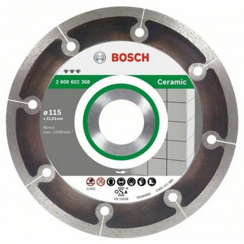 BOSCH Best for Ceramic Extraclean 115x22.2x1.2x5mm gyémánt vágótárcsa 2608602368