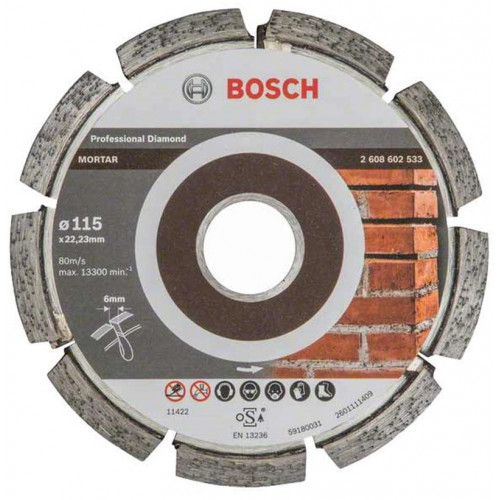 BOSCH Best for Mortar gyémánt darabolótárcsa 115mm 2608602533