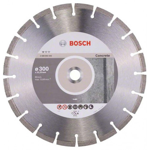 BOSCH Professional for Concrete 300x22.2x3.1x10mm gyémánt vágótárcsa 2608602542