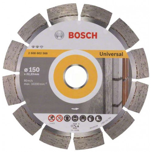 BOSCH Expert for Universal 150x22.2x2.4x12mm gyémánt vágótárcsa 2608602566