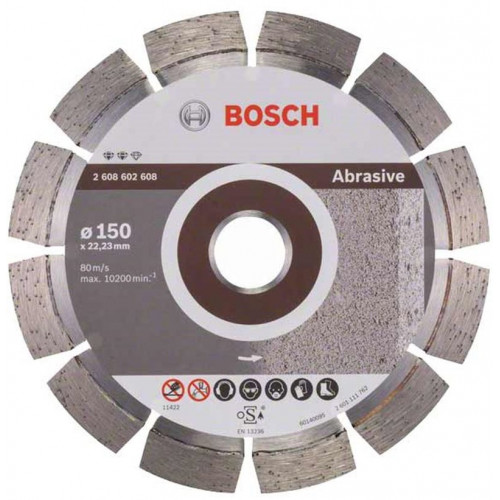 BOSCH Expert for Abrasive 150x22.2x2.4x12mm gyémánt vágótárcsa 2608602608