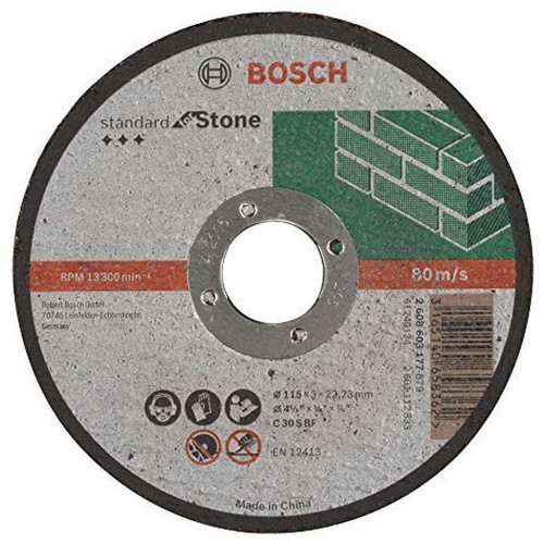 BOSCH Darabolótárcsa, egyenes, Standard for Stone C 30 S BF, 115x3mm, 22,23mm 2608603177