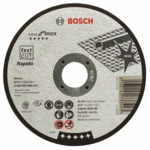 BOSCH Best for Inox darabolótárcsa, egyenes 125x0.8x22.23 mm, 2608603488