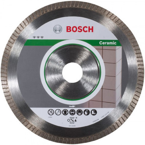 BOSCH Best for Ceramic Extra-Clean Turbo gyémánt darabolótárcsa, 230 x 22,23 x 1,8 x 7 mm BOSCH Best for Ceramic Extra-Clean Turbo gyémánt darabolótárcsa, 230 x 22,23 x 1,8 x 7 mm