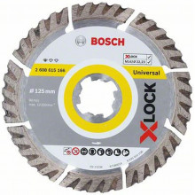 Bosch X-LOCK gyémánt darabolótárcsa, Standard for Universal kivitel 125 mm 2608615166