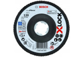 BOSCH X-LOCK Best for Metal Fíber legyezőtárcsa, 125x22,23mm, 120, 2608619204