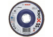 BOSCH X-LOCK Best for Metal legyező csiszolótárcsa, egyenes, 115x22,23mm, G40, 2608619205
