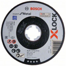 BOSCH X-LOCK egyenes vágótárcsakészlet, Expert for Metal O125 mm 2608619264