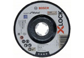 BOSCH X-LOCK süllyesztett középrészű nagyolótárcsakészlet, Expert for Metal 125 mm
