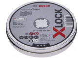 BOSCH X-LOCK Standard for Inox 125x1x22,23 mm egyenes vágótárcsa, 10Db. 2608619267