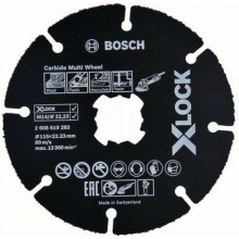 BOSCH X-LOCK tartozék 10db Karbid Multi vágótárcsa 115mm 2608619368