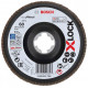 BOSCH X-LOCK Flap discs, angled version, plastic plate X571, 125x22,23mm, G40, 2608621767