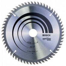 BOSCH Optiline Wood Körfűrészlap, 235x30x2,8/1,8 z60 2608641192