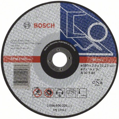 BOSCH Darabolótárcsa, egyenes, Expert for Metal, 180 mm, 3,0 mm 2608600321