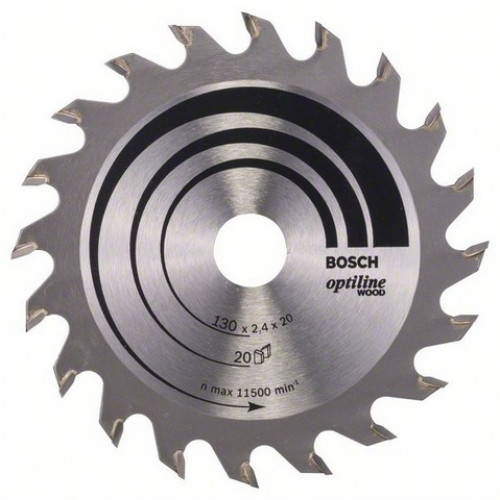 BOSCH Optiline Wood körfűrészlap 130x20x20T 2608640582