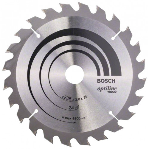 BOSCH Körfűrészlap OP WO H 235 x 30/25 x 2,8 mm, 24, 2608640725