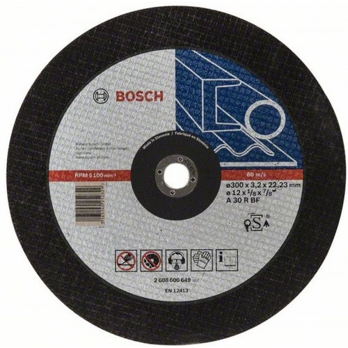 BOSCH Expert for Metal Darabolótárcsa, egyenes, 300 mm, 3,2 mm 2608600649