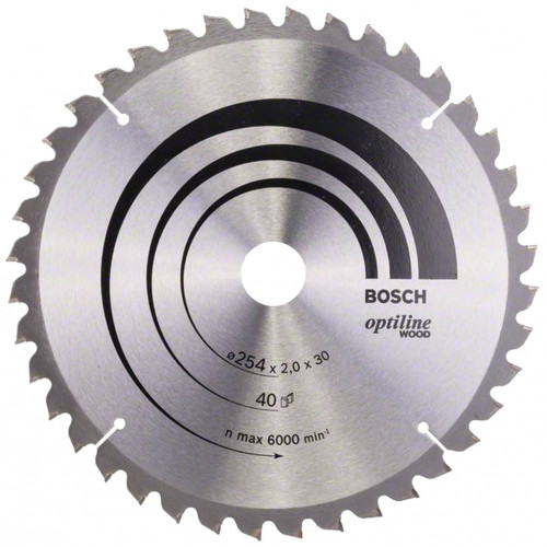 Bosch Körfűrészlap Optiline Wood, 254 x 30 x 2 mm, 2608640435