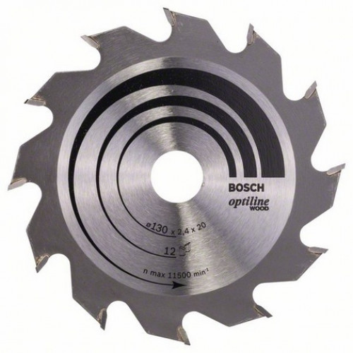 BOSCH Optiline Wood körfűrészlap 130x20x12T 2608641167