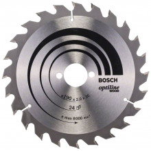 BOSCH Körfűrészlap, Optiline Wood 2608641185