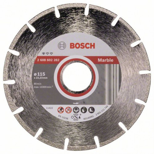 BOSCH Professional for Marble 115x22.2x2.2x3mm gyémánt vágótárcsa 2608602282