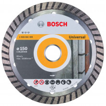 Bosch Professional for Universal Turbo 150x22.2x2.5x10mm gyémánt vágótárcsa (2608602395)