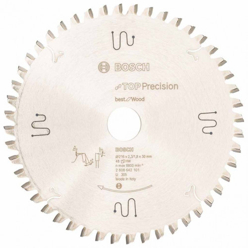 BOSCH Top Precision Best for Wood Körfűrészlap, 216x2,3/1,8 mm 2608642101