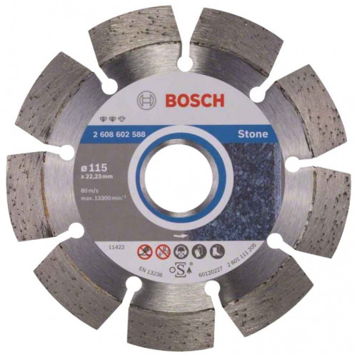 BOSCH Expert for Stone 115x22.2x2.2x12mm gyémánt vágótárcsa 2608602588