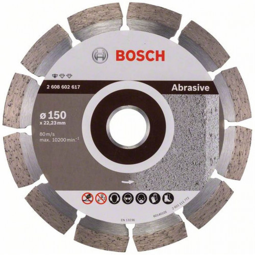 BOSCH Professional for Abrasive 150x22.2x2x10mm gyémánt vágótárcsa 2608602617