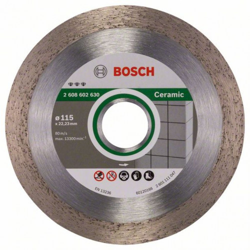 BOSCH Best for Ceramic 115x22.2x1.8x10mm gyémánt vágótárcsa 2608602630 BOSCH Best for Ceramic 115x22.2x1.8x10mm gyémánt vágótárcsa 2608602630