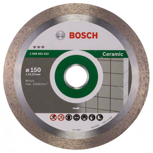 BOSCH Best for Ceramic 150x22.2x1.9x10mm gyémánt vágótárcsa 2608602632