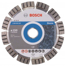 BOSCH Best for Stone gyémánt darabolótárcsák 150 x 22, 23 x 2, 4 x 12 mm 2608602643