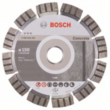 BOSCH Best for Concrete 150x22.2x2.4x12mm gyémánt vágótárcsa 2608602653