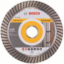 BOSCH Best for Universal Turbo 125x22.2x2.2x12mm gyémánt vágótárcsa 2608602672