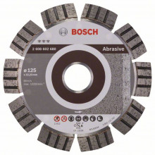 BOSCH Best for Abrasive 125x22.2x2.2x12mm gyémánt vágótárcsa 2608602680