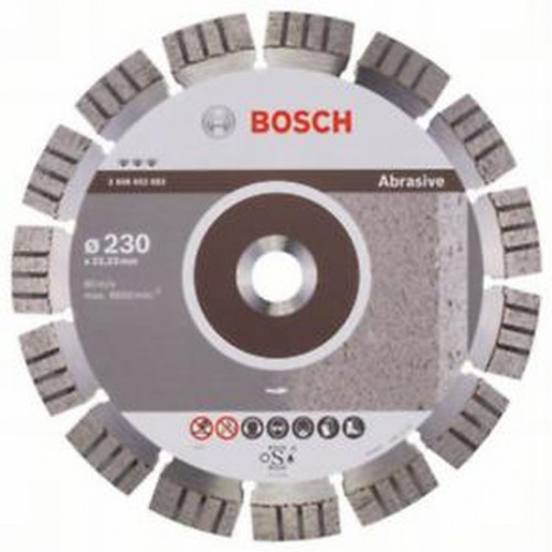 BOSCH Best for Abrasive 230x22.2x2.4x15mm gyémánt vágótárcsa 2608602683