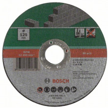 BOSCH Egyenes darabolótárcsa, kő D= 125 mm 2609256329