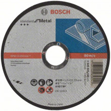 BOSCH Darabolótárcsa, egyenes, Standard for Metal, 125x1,6 mm 2608603165