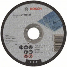 BOSCH Darabolótárcsa, egyenes, Standard for Metal, 125x2,5 mm 2608603166
