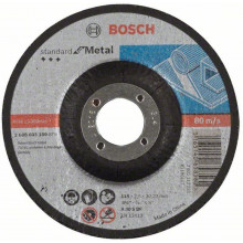 BOSCH Darabolótárcsa, hajlított, Standard for Metal, 115 mm 2608603159