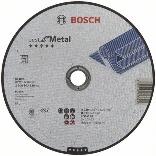 Bosch Best For metal darabolótárcsa egyenes, A 30 V BF 230x2,5mm, 2608603530