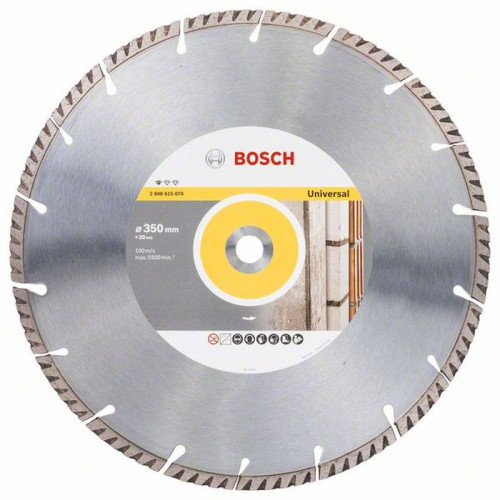 BOSCH Gyémánt darabolótárcsa, Standard for Universal kivitel 350x20mm 2608615070