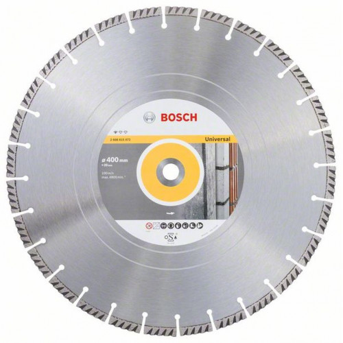 BOSCH Gyémánt darabolótárcsa, Standard for Universal kivitel 400x20mm 2608615072