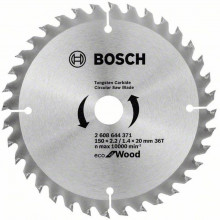 BOSCH Eco for wood körfűrészlap, 150x1,4 mm 2608644371