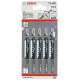 Bosch T 144 D dekopírfűrészlap 100x4,0/5,2mm (5 lap/készlet) 2608630040